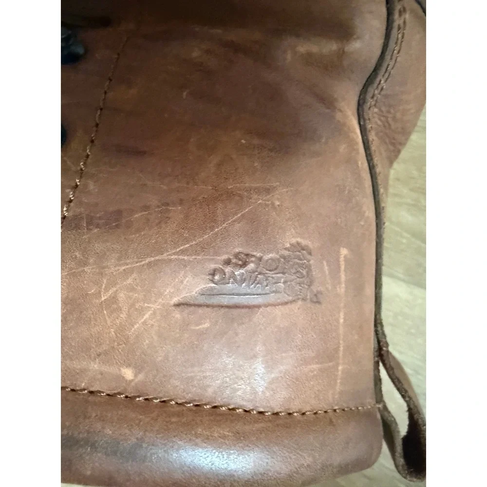 Red Wing 4420 Logger Boots Mens‎ 9.5 EE Brown Waterproof Steel Toe Vibram EH